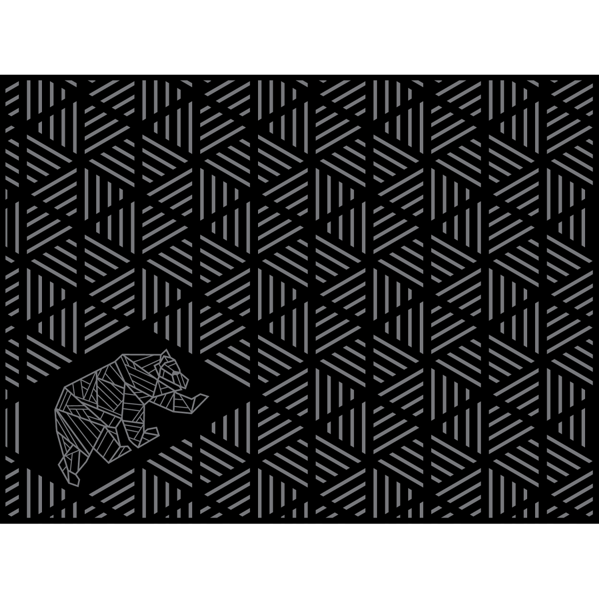 Striped Peaks Outdoor Mat - 12x9 alternate view