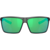 Matte Smoke Crystal/Green Mirror