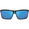 Matte Black/Blue Mirror