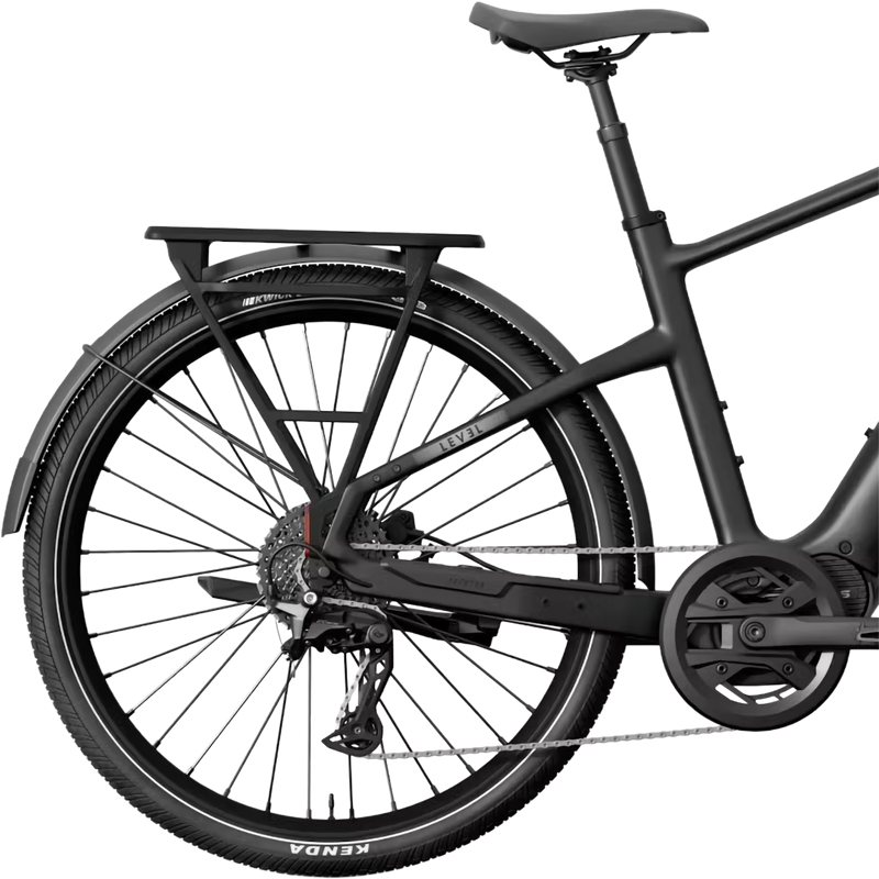Level 4 ADV Step Over, Aventon Level 4 ADV Step Over in Matte Black back wheel