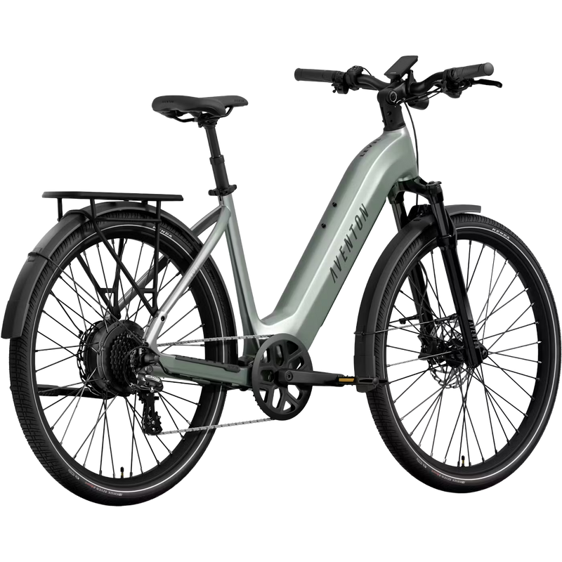 Level 4 REC Step-Through, Aventon Level 4 REC Step-Through in Glacier Mint back right