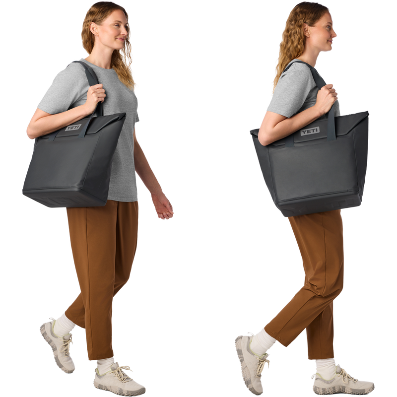 Daytrip 20L Insulated Tote Bag, Yeti Daytrip 20L Insulated Tote Bag in Black on model