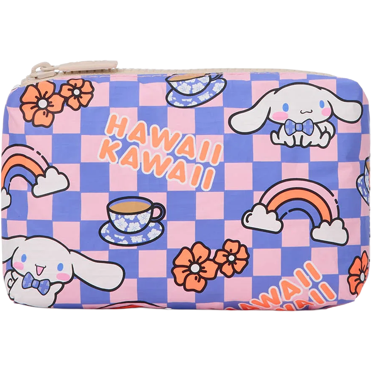 Aloha Collection Cinnamoroll Pouch Mini in White/Pink