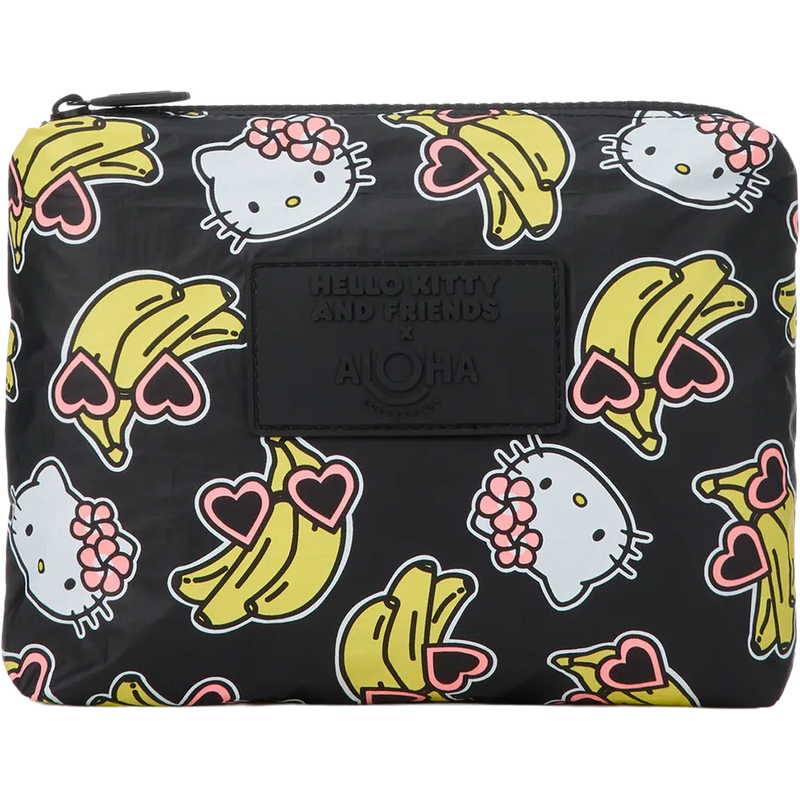 Aloha Collection Gone Bananas Small Pouch in Banana/Black