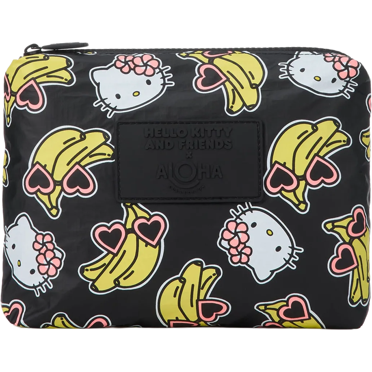 Aloha Collection Gone Bananas Small Pouch in Banana/Black