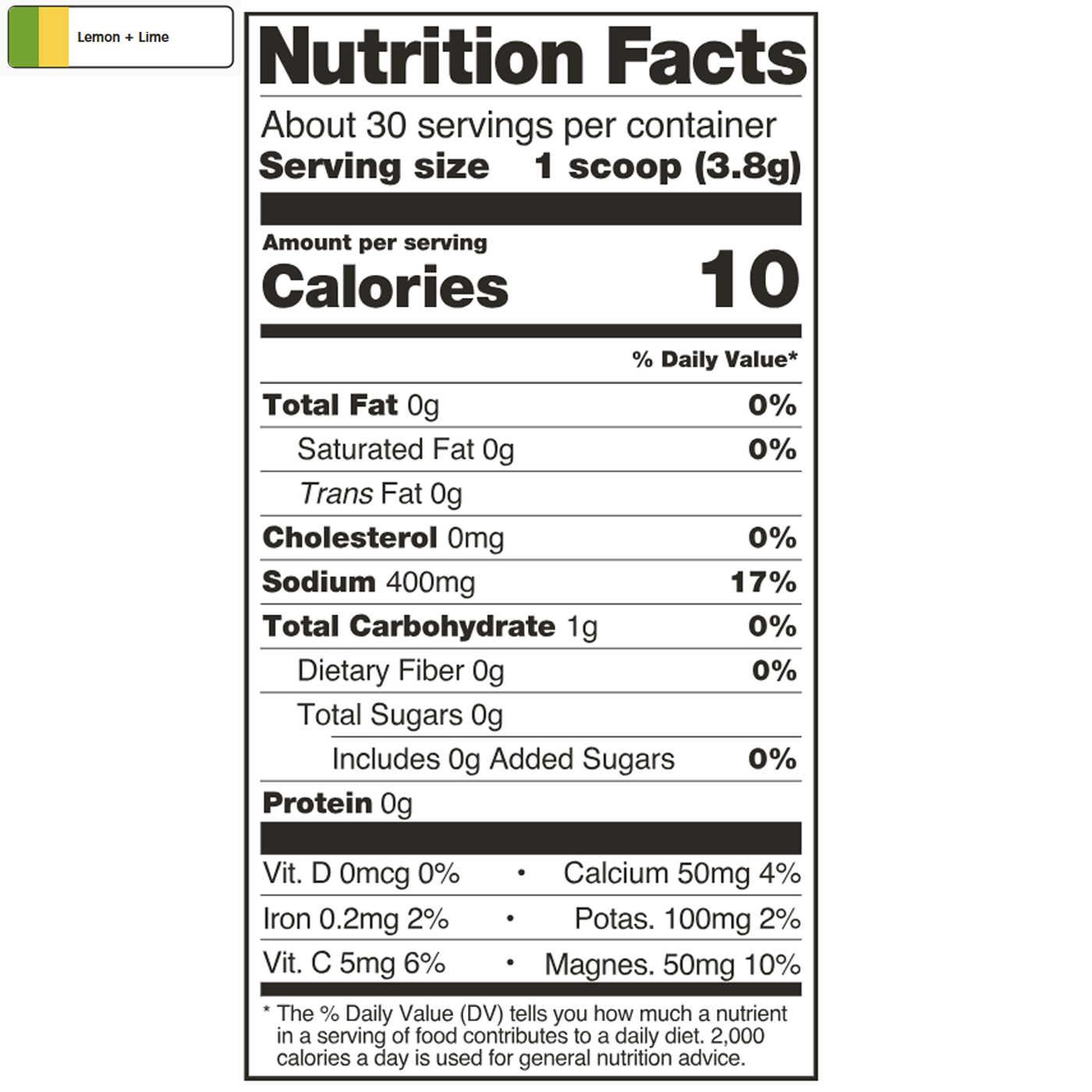 Unsweetened Hydration Sport Drink Mix (30 Servings) alternate view