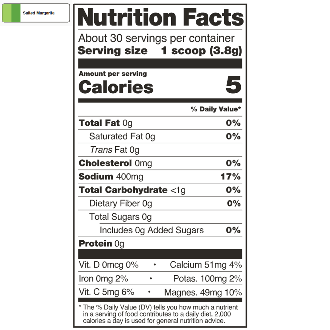 Unsweetened Hydration Sport Drink Mix (30 Servings) alternate view