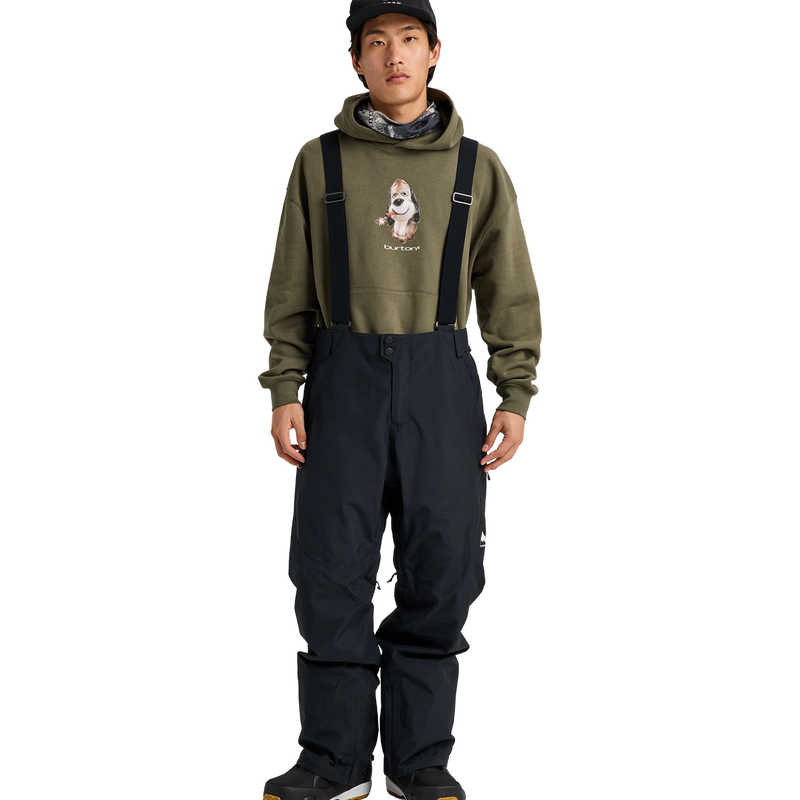 Men's Reserve 2L 3-in-1 Pant, Burton Reserve 2L 3in1 Pant in True Black full view on model