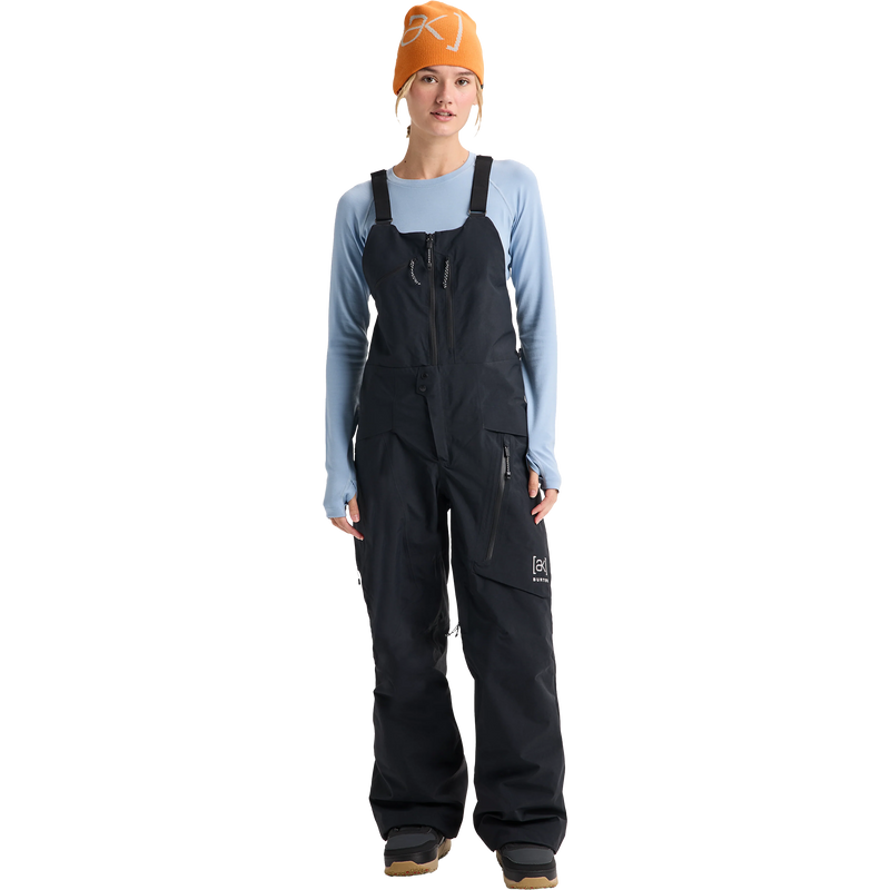 Burton Women's AK Cyclic Gore Tex 2L Bib Pants Front on model