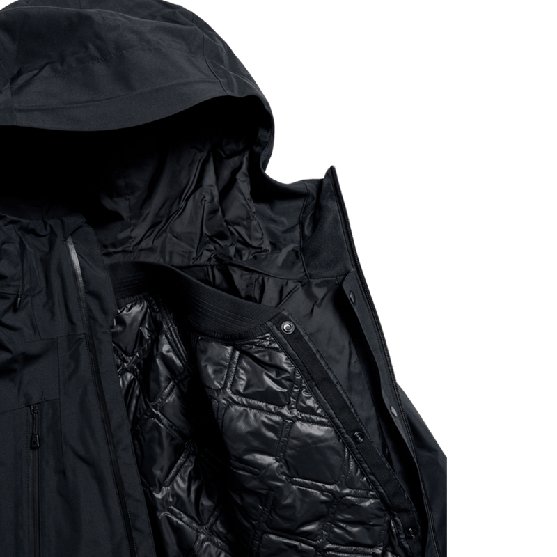 Women's Reserve 2L 3-in-1 Jacket, Burton Women's Reserve 2L 3-in-1 Jacket in True Black with liner attached