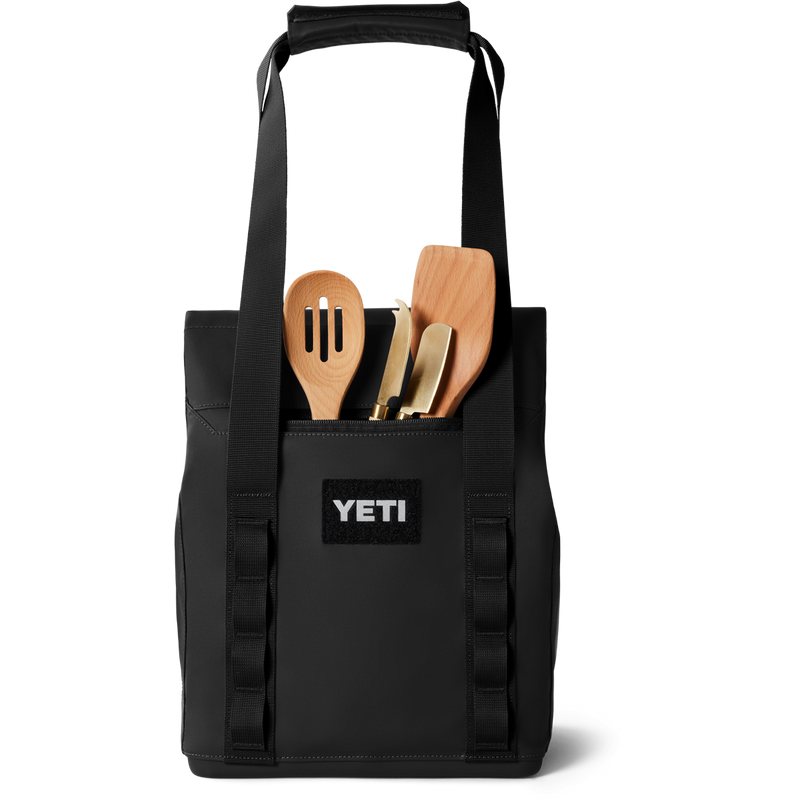 Daytrip Bag 14L, Yeti Daytrip Bag 14L in Black front facing with front pocket detail