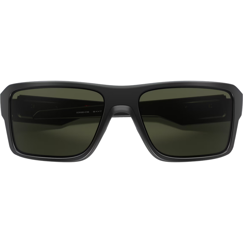 Double Edge, Oakley Double Edge in Matte Black/Dark Grey front folded