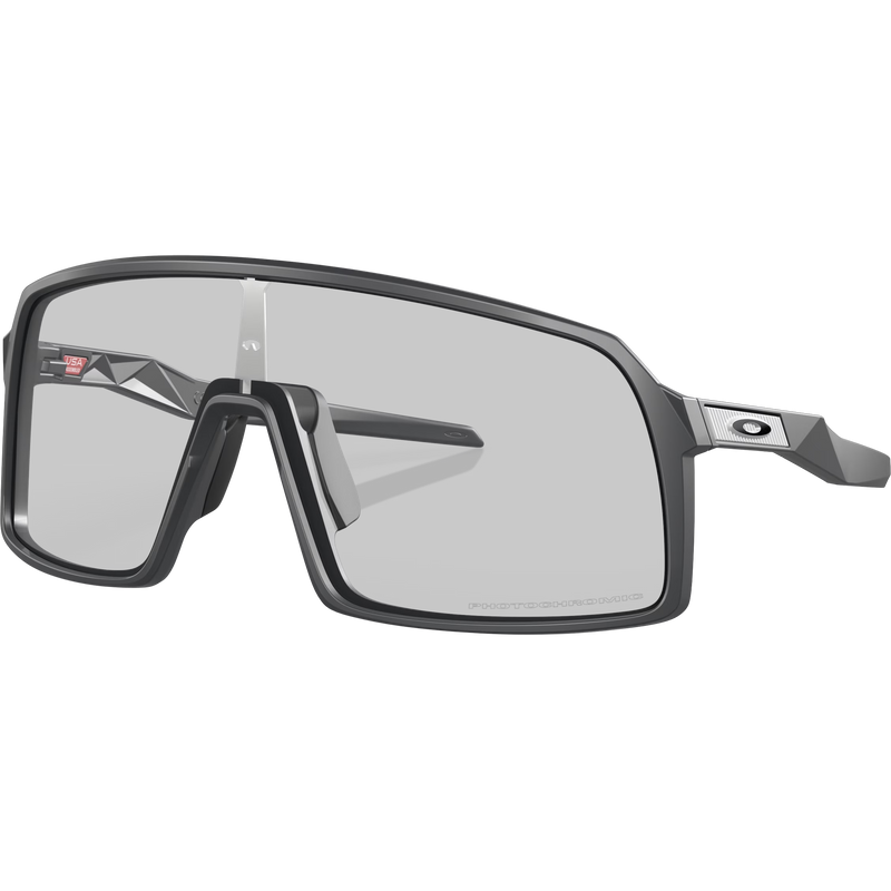 Sutro - Matte Carbon/Clear Photochromic, Oakley Sutro Matte Carbon/Clear Photochromic left front