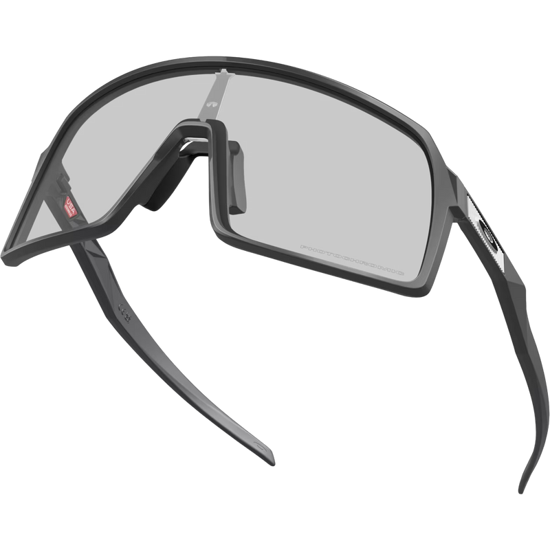 Sutro - Matte Carbon/Clear Photochromic, Oakley Sutro Matte Carbon/Clear Photochromic left front bottom