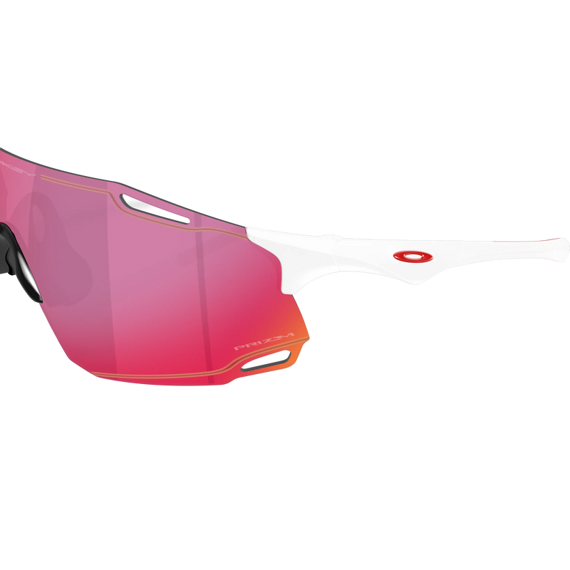 Cybr Dyno - Polished White/Prizm Road, Oakley Cybr Dyno - Polished White/Prizm Road front left lens