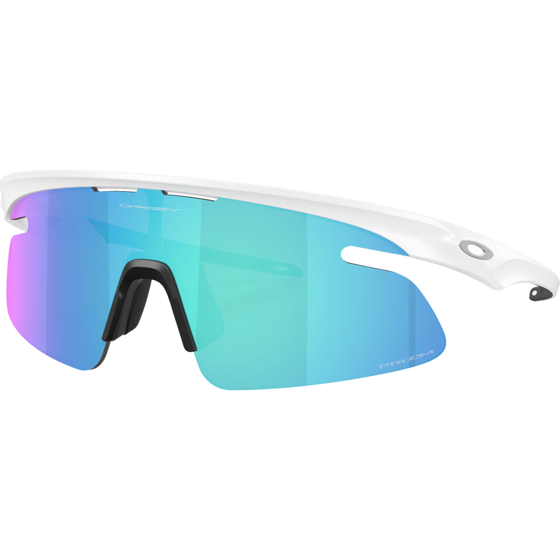 RSLV Lite - Matte White/Prizm Sapphire, Oakley RSLV Lite - Matte White/Prizm Sapphire front left