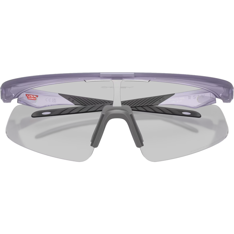 RSLV Lite - Matte Transparent Lilac/Photochromic, Oakley RSLV Lite - Matte Transparent Lilac/Photochromic front folded