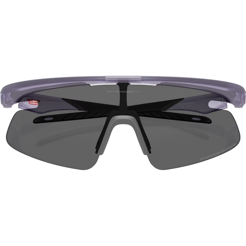 RSLV Lite - Matte Transparent Lilac/Photochromic, Oakley RSLV Lite - Matte Transparent Lilac/Photochromic front folded lens dark