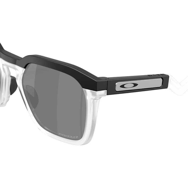 HSTN SQ - Matte Black/Prizm Black Polarized, Oakley HSTN SQ Emblem