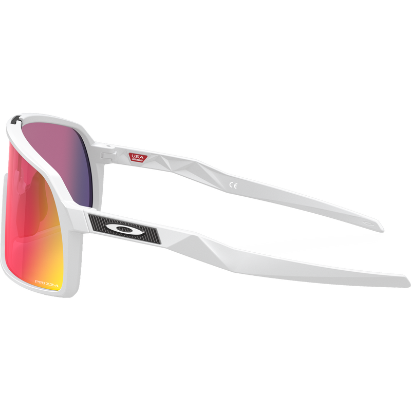 Youth Sutro S - Matte White/Prizm Road, Oakley Youth Sutro S Side