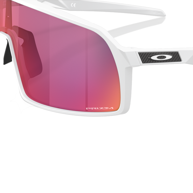 Youth Sutro S - Matte White/Prizm Road, Oakley Youth Sutro S Emblem