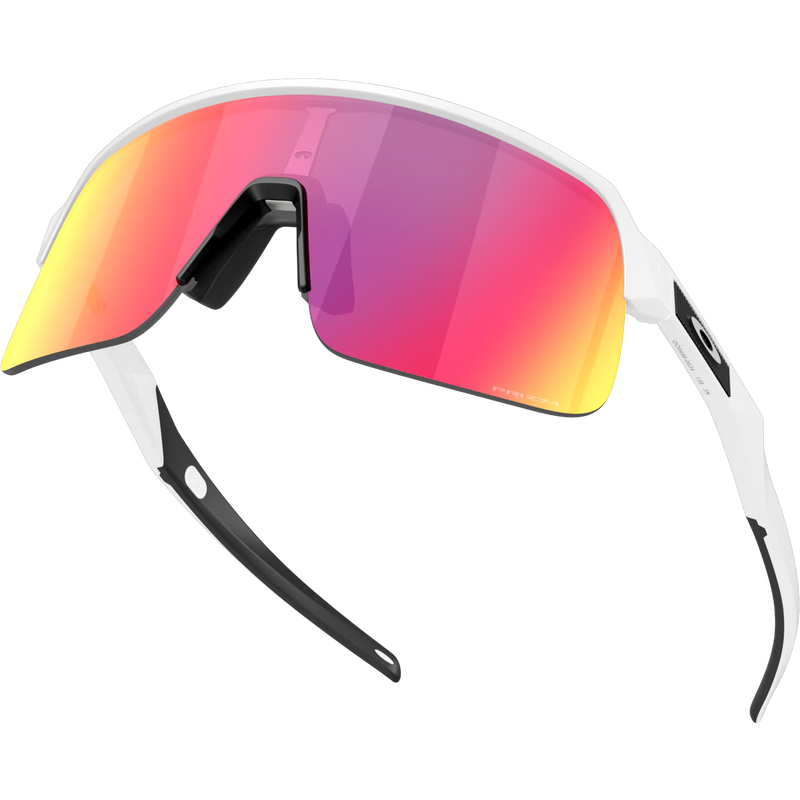 Youth Sutro Lite S - Matte White/Prizm Road, Oakley Youth Sutro Lite S - Matte White/Prizm Road front left bottom