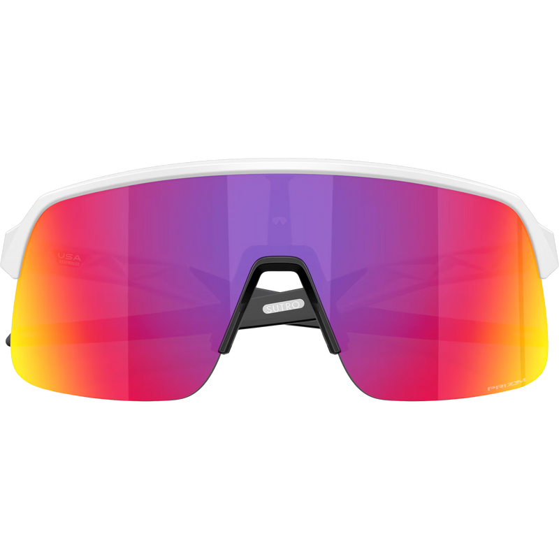 Youth Sutro Lite S - Matte White/Prizm Road, Oakley Youth Sutro Lite S - Matte White/Prizm Road front folded