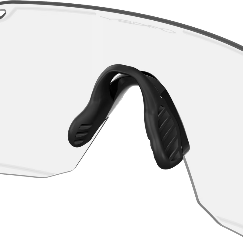 Cybr Dyno - Matte White/Clear to Black Iridium Photochromic, Oakley Cybr Dyno Matte White/Clear to Black Iridium Photochromic nose pad