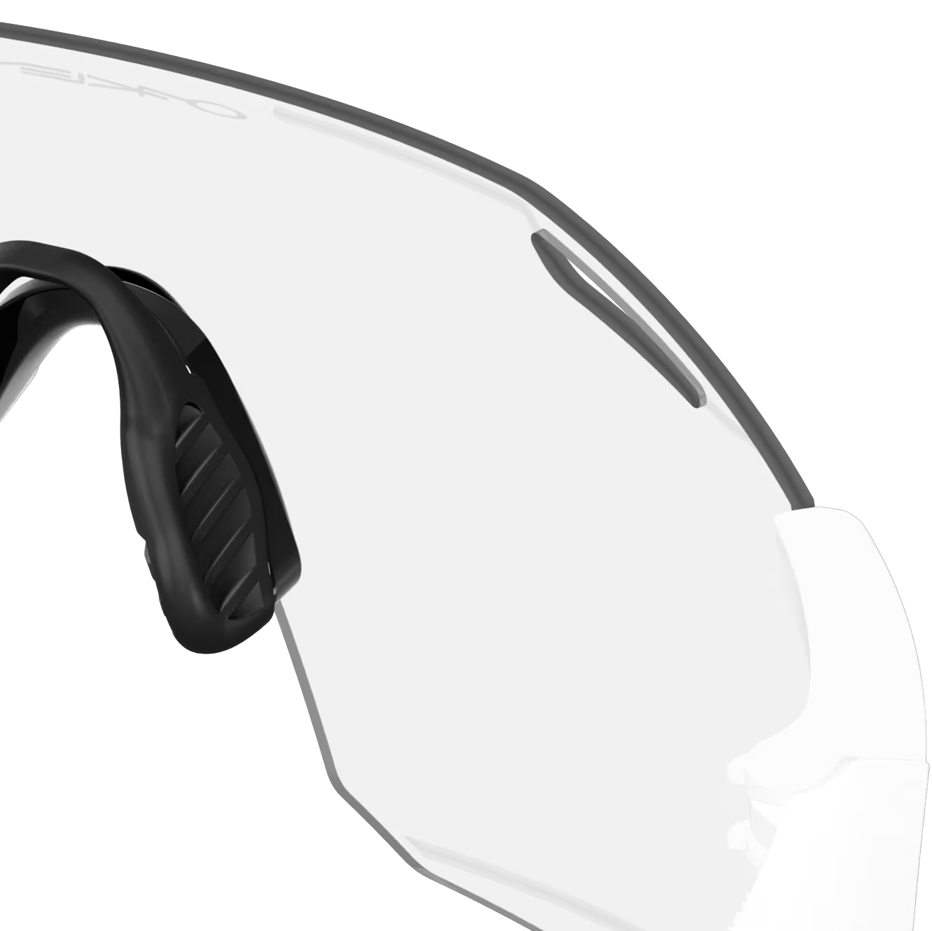 Cybr Dyno - Matte White/Clear to Black Iridium Photochromic alternate view