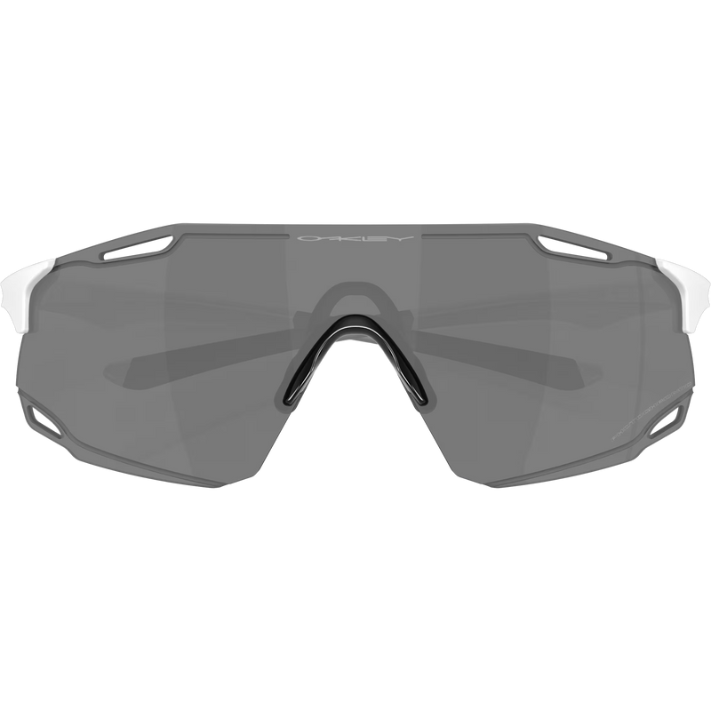 Cybr Dyno - Matte White/Clear to Black Iridium Photochromic, Oakley Cybr Dyno Matte White/Clear to Black Iridium Photochromic lens dark