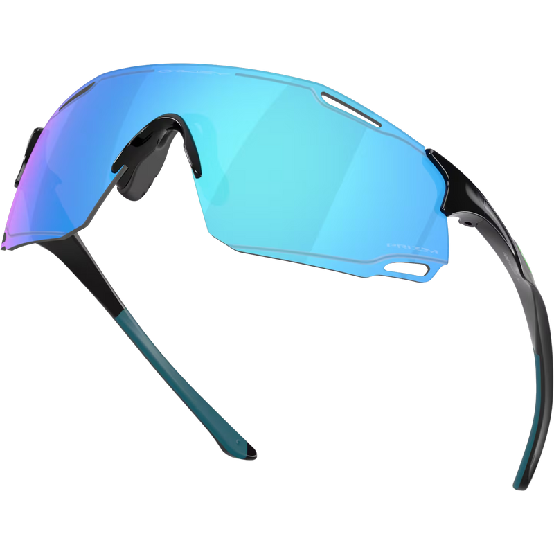 Cybr Dyno - Crystal Black/Prizm Sapphire, Oakley Cybr Dyno - Crystal Black/Prizm Sapphire front left bottom