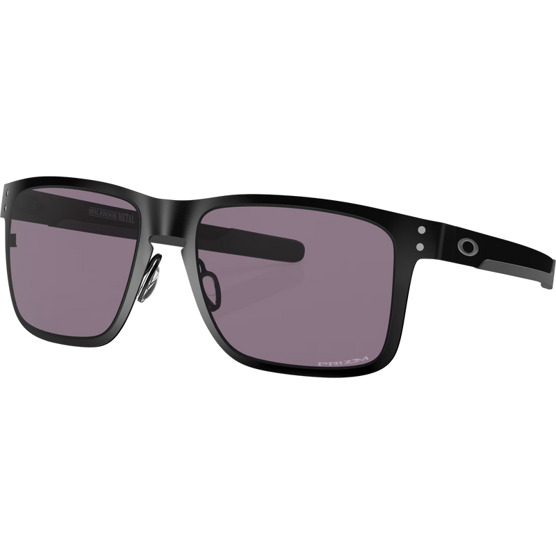 Holbrook Metal, Oakley Holbrook Metal in Matte Black/Prizm Grey front left