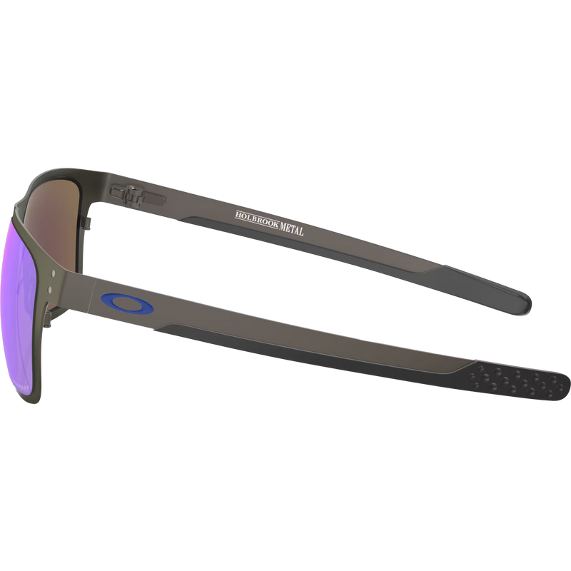 Holbrook Metal, Oakley Holbrook Metal in Matte Gunmetal/PRIZM Sapphire Polarized left
