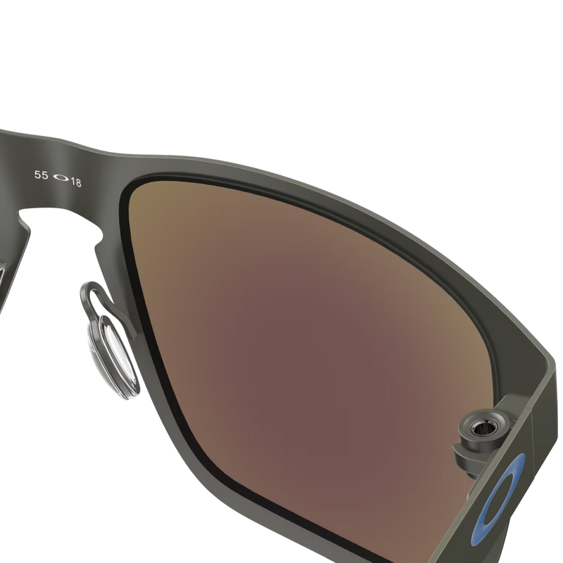 Holbrook Metal, Oakley Holbrook Metal in Matte Gunmetal/PRIZM Sapphire Polarized back of right lens