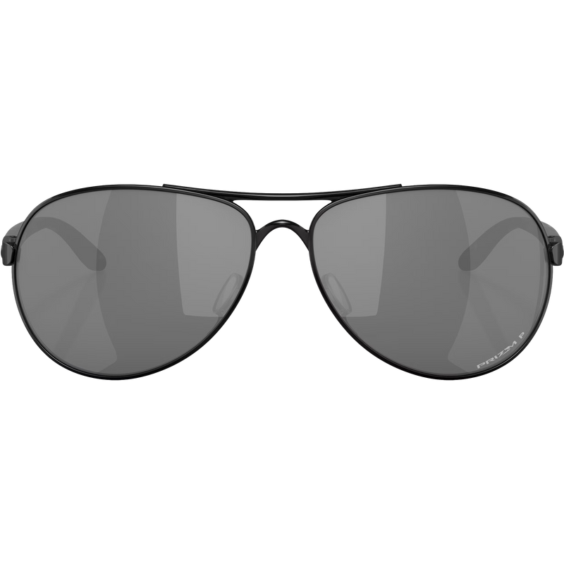 Feedback - Polished Black/Prizm Black Polarized, Oakley Feedback - Polished Black/Prizm Black Polarized Front