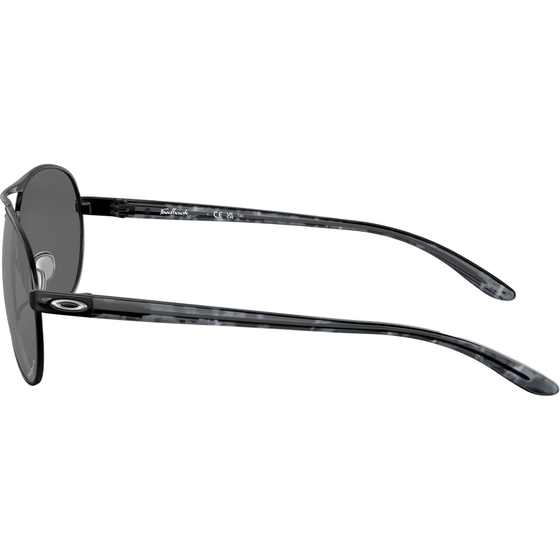 Feedback - Polished Black/Prizm Black Polarized, Oakley Feedback - Polished Black/Prizm Black Polarized Side