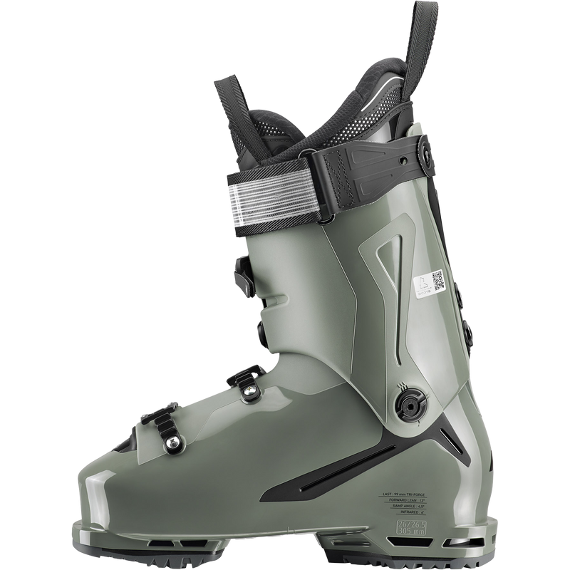 Speedmachine 120 BOA Cuff, Nordica Speedmachine 120 BOA Cuff in Dark Grey/Black Red inside right profile