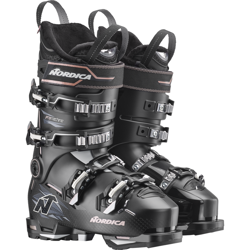 Women's Promachine 3 85, Nordica Women's Promachine 3 85 in Black/Rose/White pair right