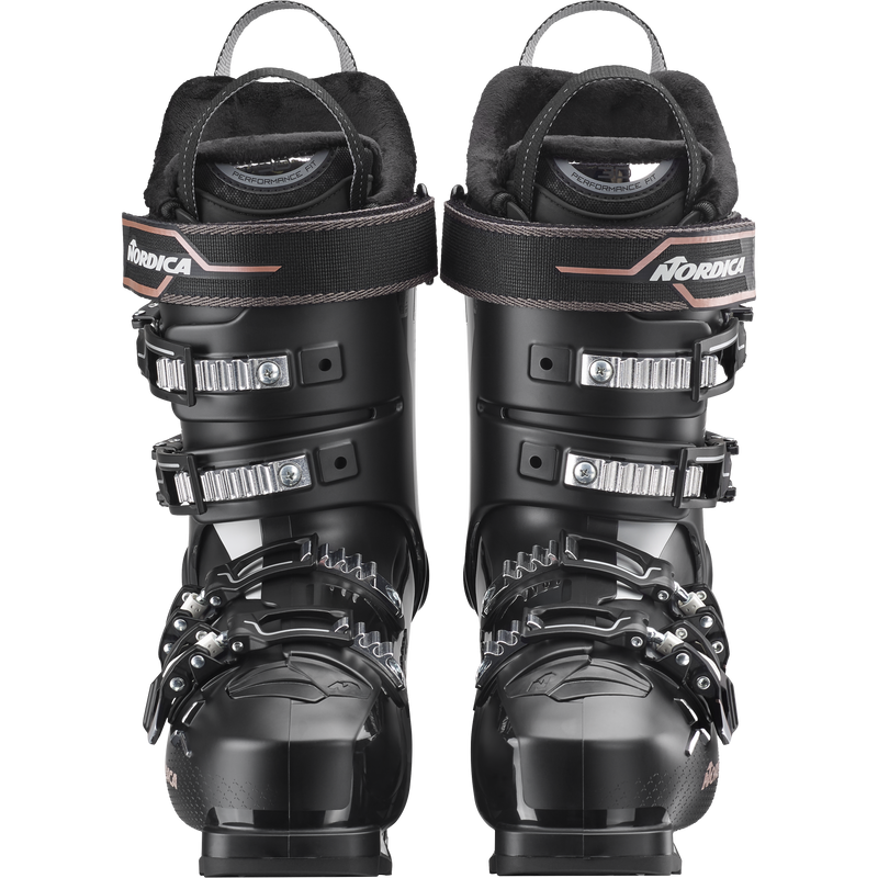 Women's Promachine 3 85, Nordica Women's Promachine 3 85 in Black/Rose/White pair front