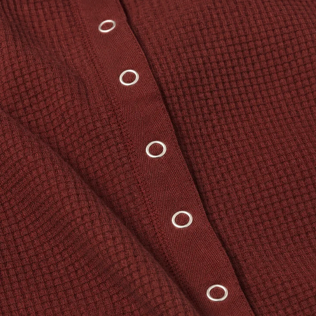 Women's Albany Waffle Button Up Top alternate view