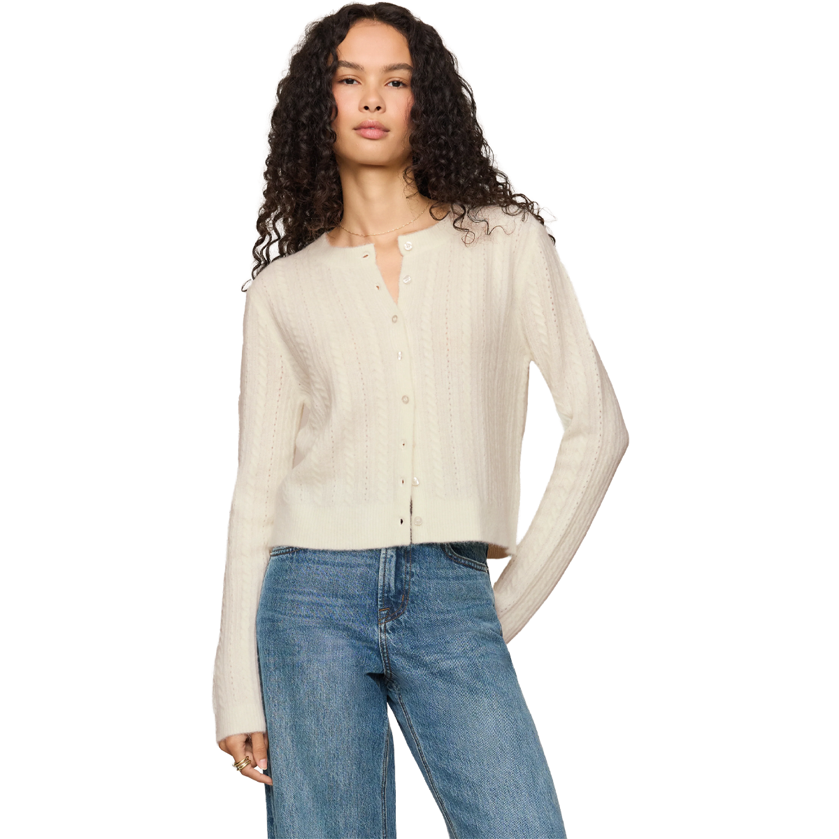 Women's Medina Pointelle Cardigan alternate view