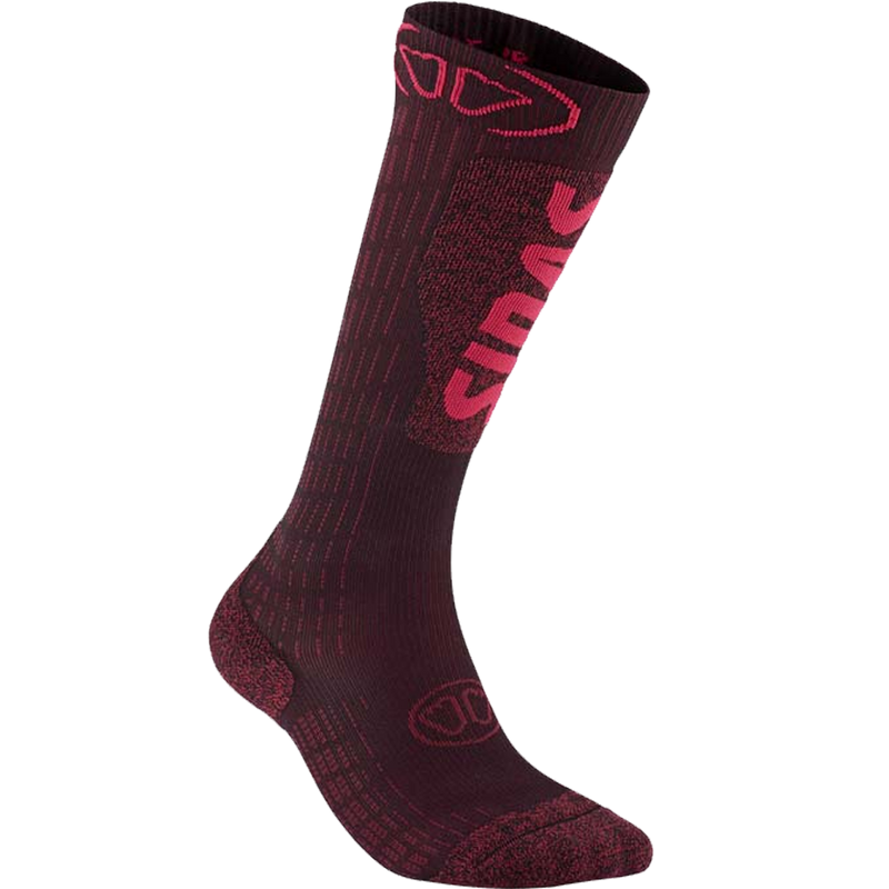 Sidas Women's Ski Expert Socks in Burgundy