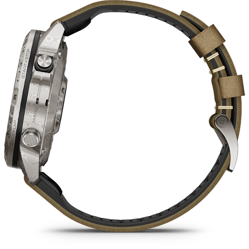 MARQ Adventurer Gen 2 Damascus Steel, Garmin MARQ Adventurer Gen 2 Damascus Steel side
