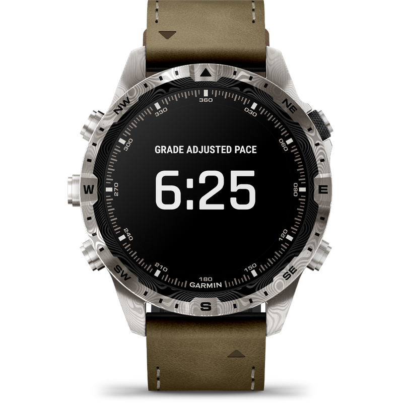 MARQ Adventurer Gen 2 Damascus Steel, Garmin MARQ Adventurer Gen 2 Damascus Steel pace