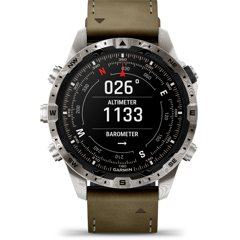 MARQ Adventurer Gen 2 Damascus Steel, Garmin MARQ Adventurer Gen 2 Damascus Steel altimeter