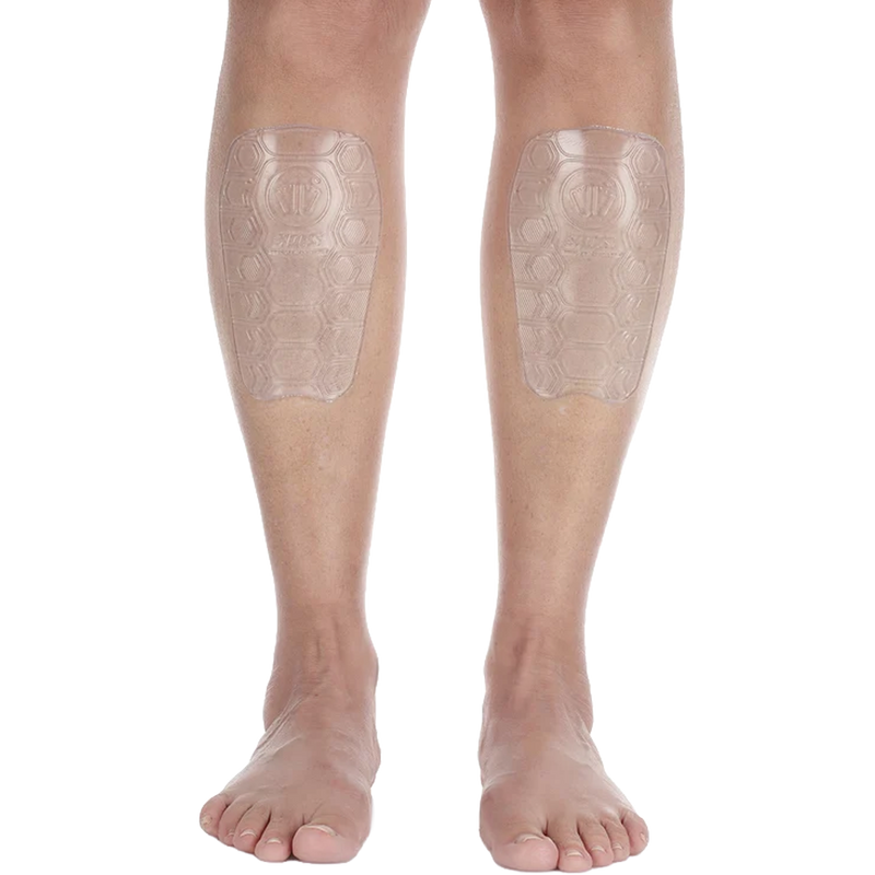 Sidas Gel Tibial Evo Shin Protector pair on shins