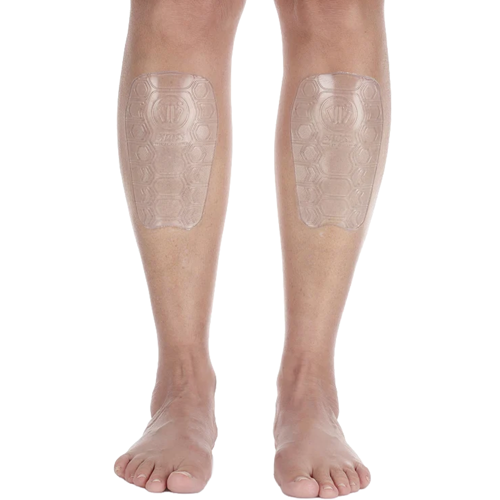 Sidas Gel Tibial Evo Shin Protector pair on shins