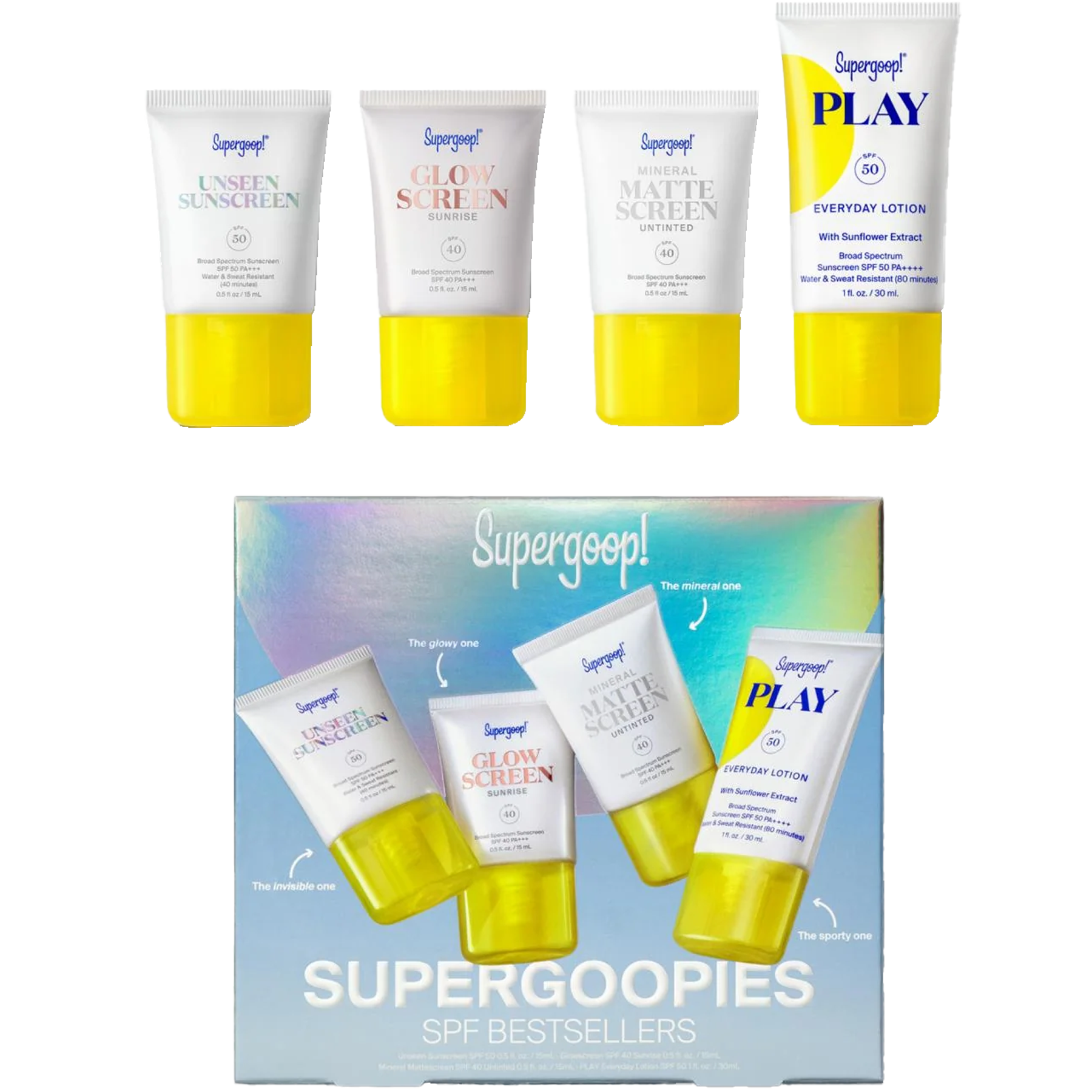 Supergoopies SPF Bestsellers Kit alternate view