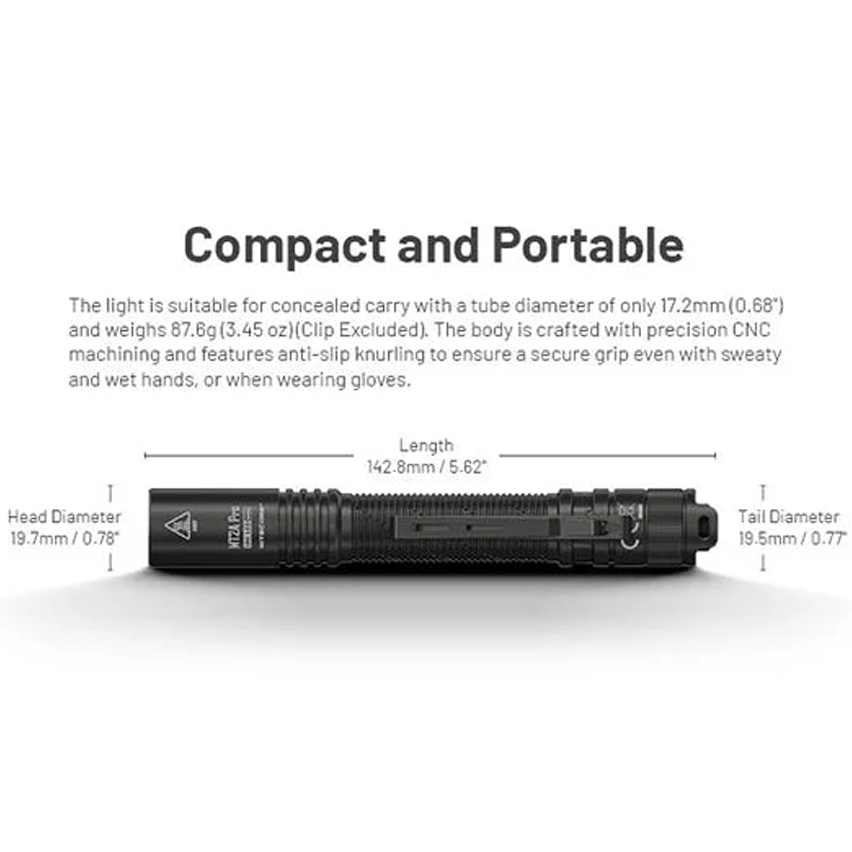 MT2A Pro 1000 Pen Flashlight alternate view