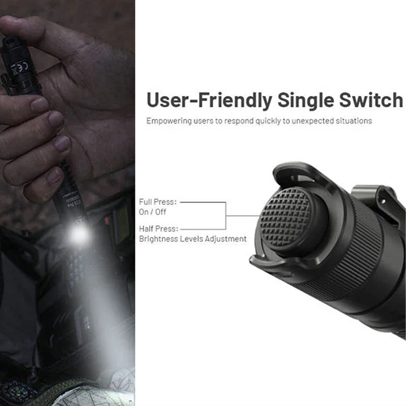 MT2A Pro 1000 Pen Flashlight, Nitecore MT2A Pro 1000 Pen Flashlight single switch